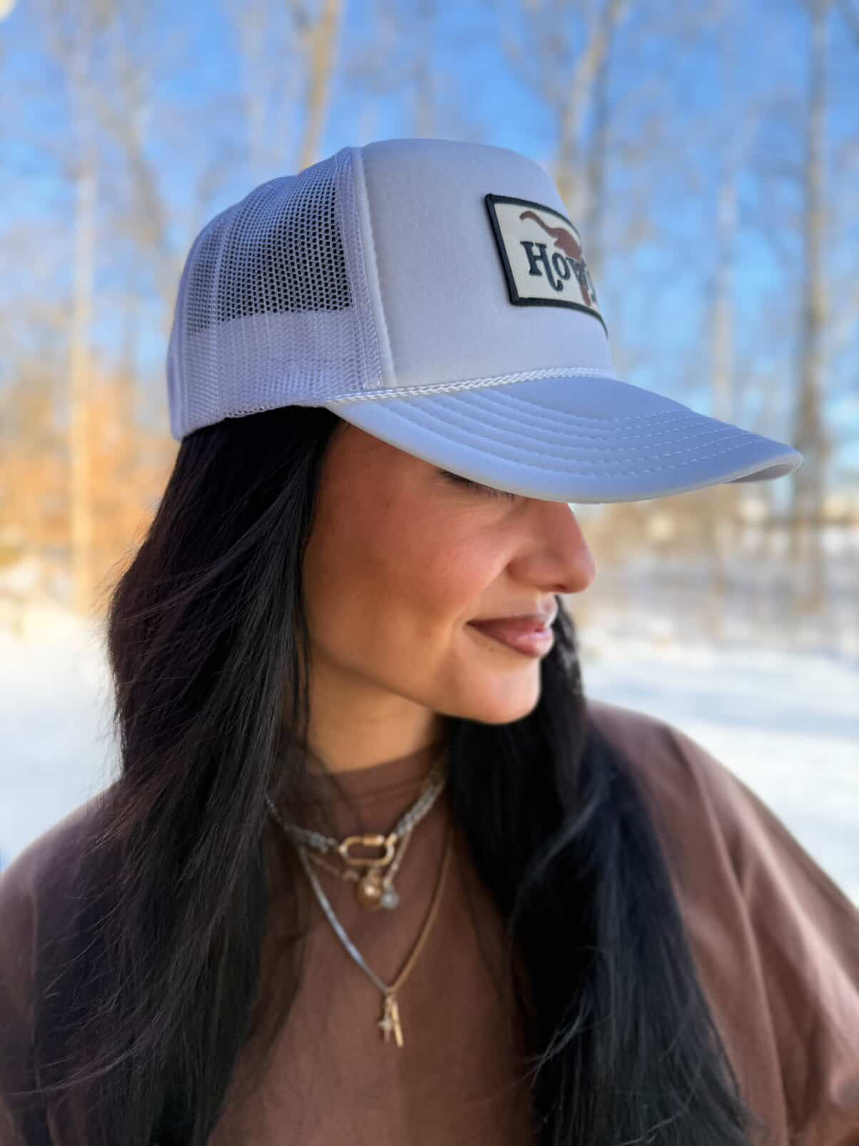 Howdy BullSkull Patch Foam Trucker Hat