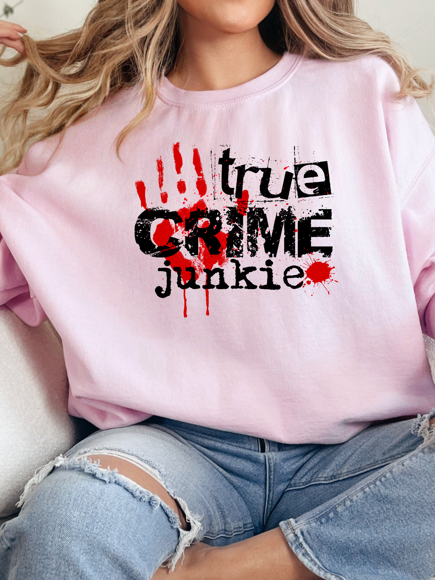 True Crime Junkie Graphic