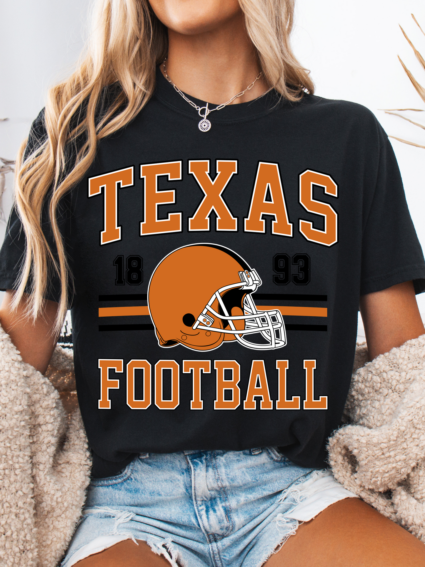 Retro Texas Football Graphic