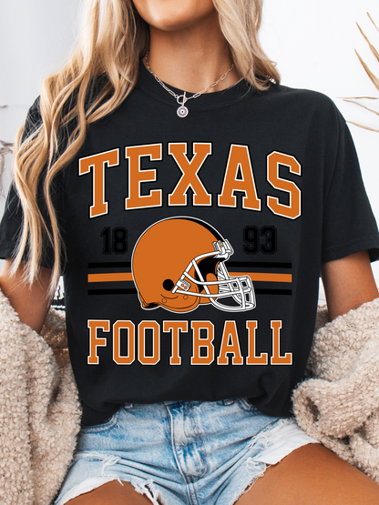 Retro Texas Football Graphic