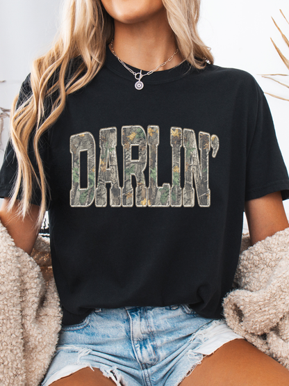 Hello Darlin' Camo Graphic