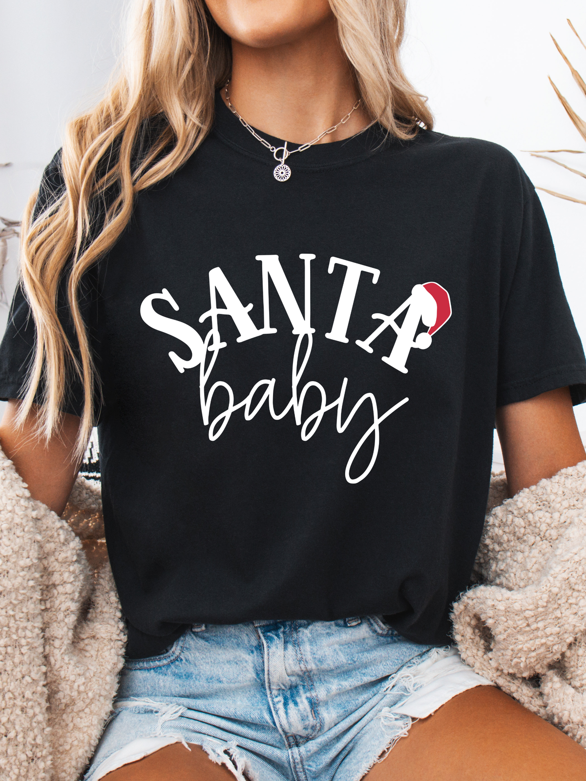 Santa Baby Holiday Graphic