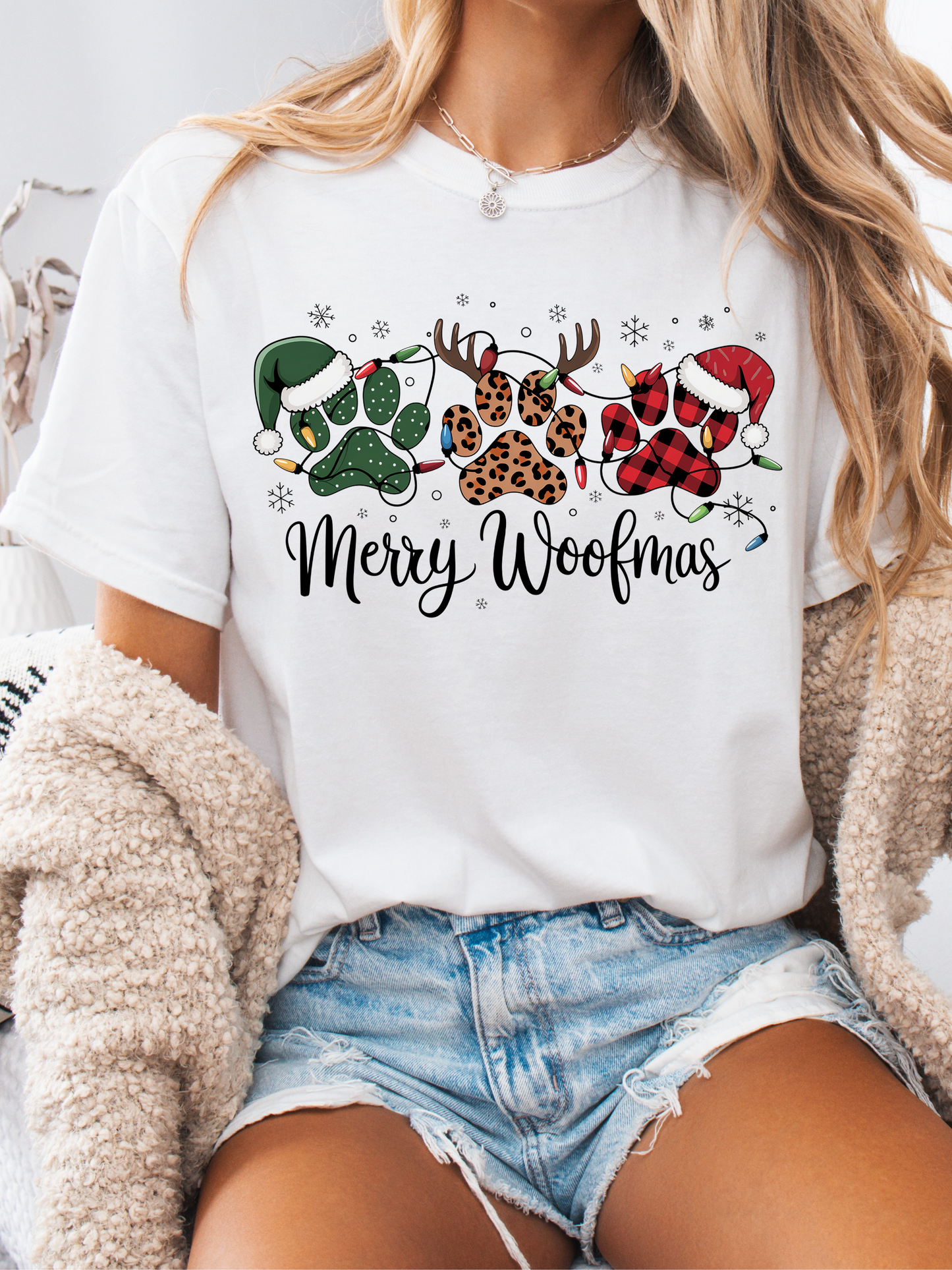 Merry Woofmas Christmas Graphic