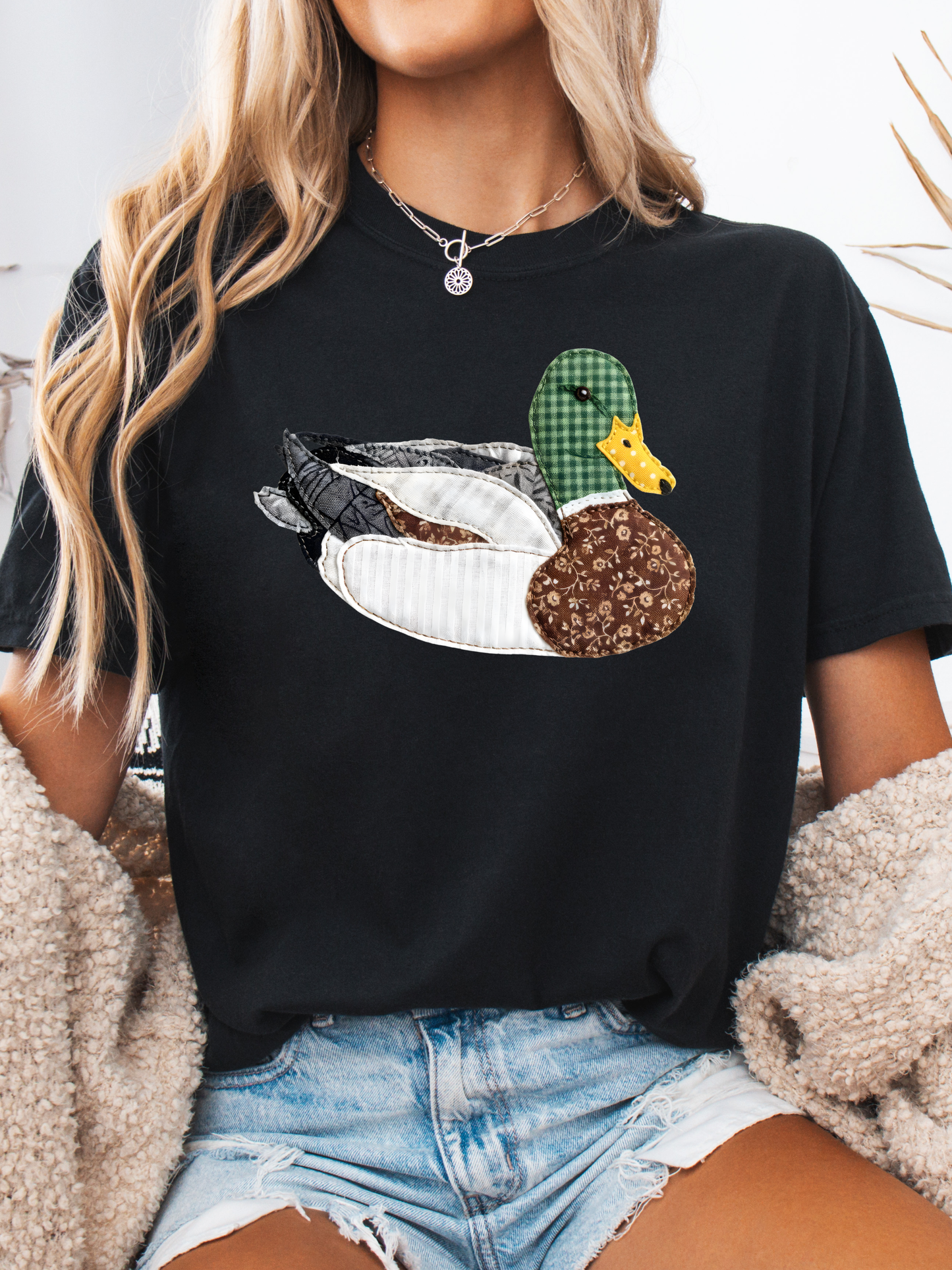 Patch Word Mallard Graphic