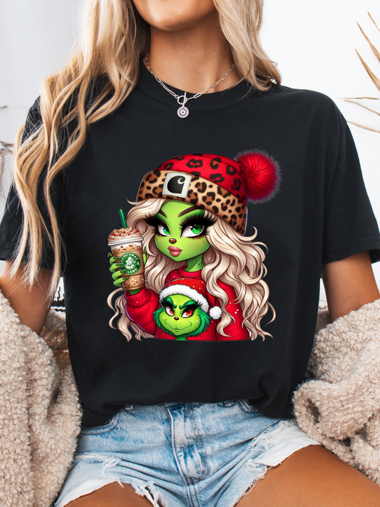 Leopard Grinch Graphic