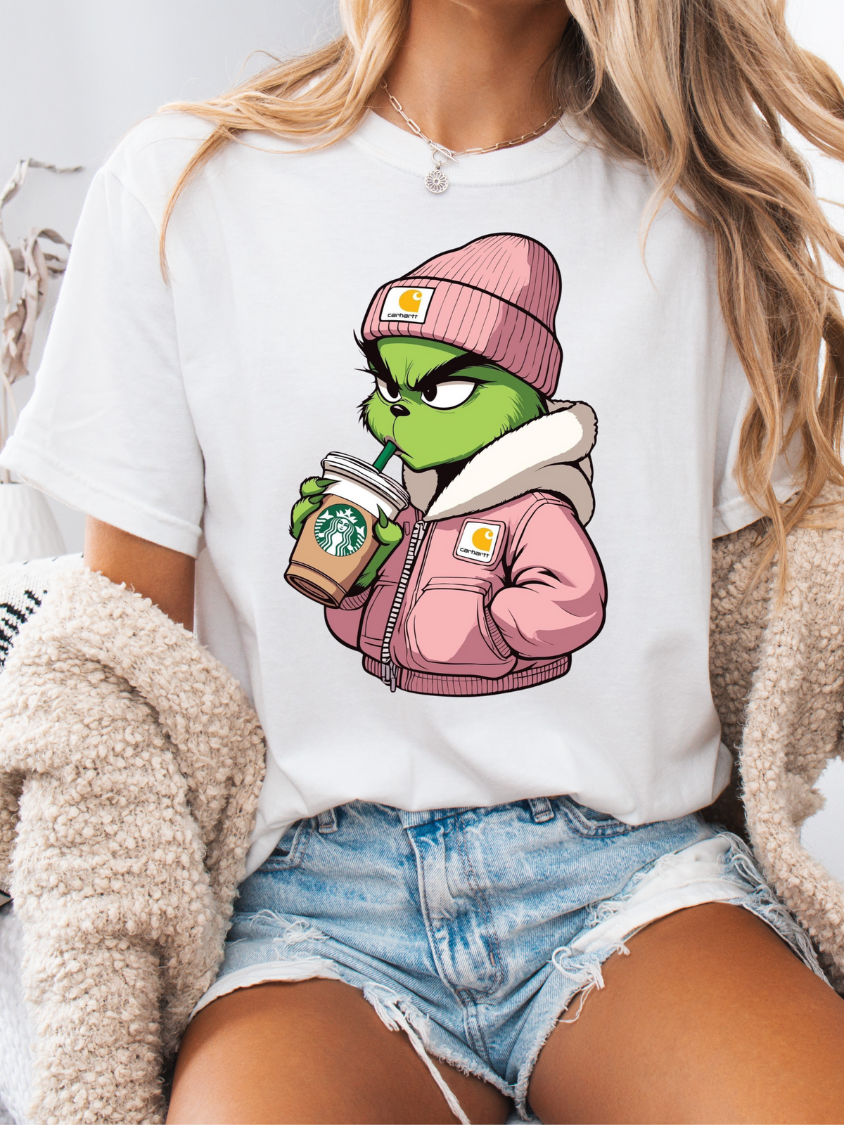 Grumpy & Caffeinated Christmas Graphic