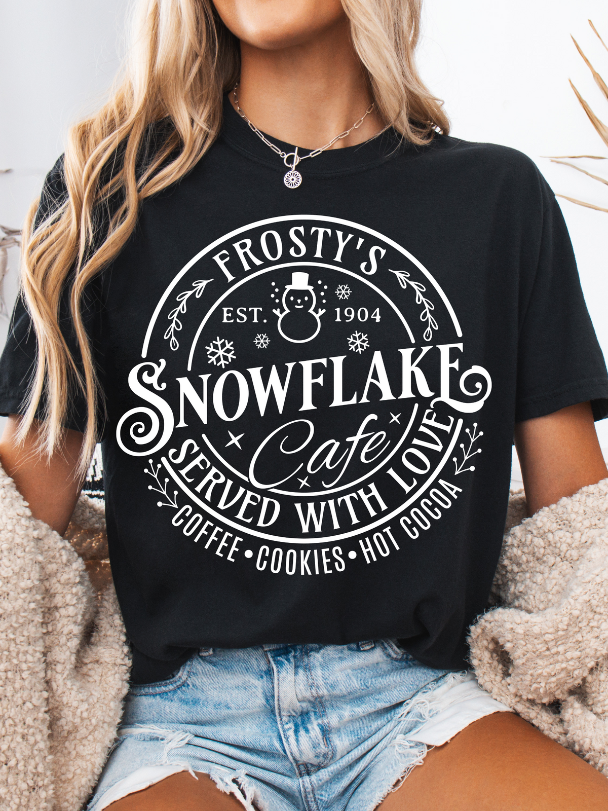 Frosty's Snowflake Cafe Graphic