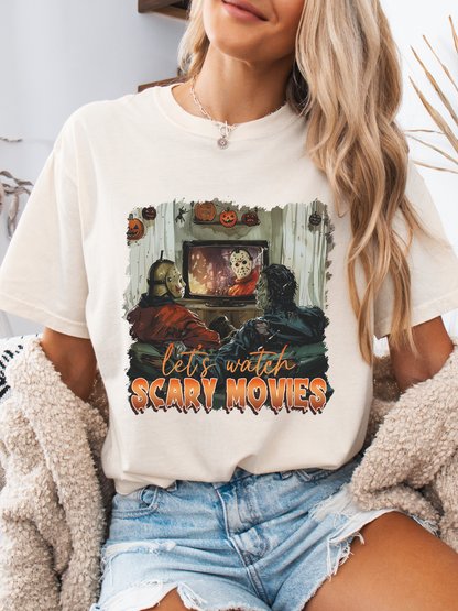 Lets Watch Scary Movies Graphic