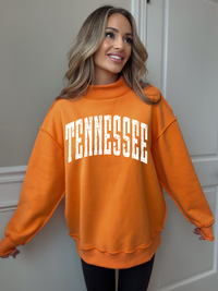Tilly Tennessee Reversible Oversized Mockneck Crew