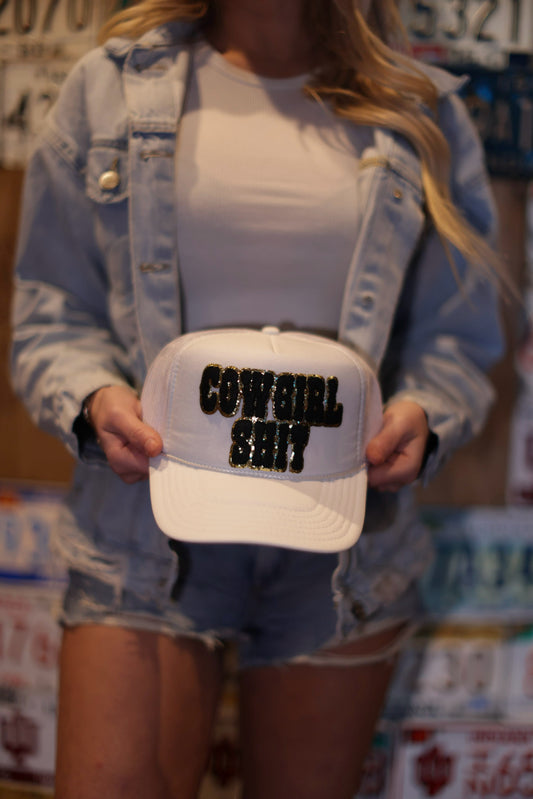 Cowgirl Sh*t Patch Foam Trucker Hat