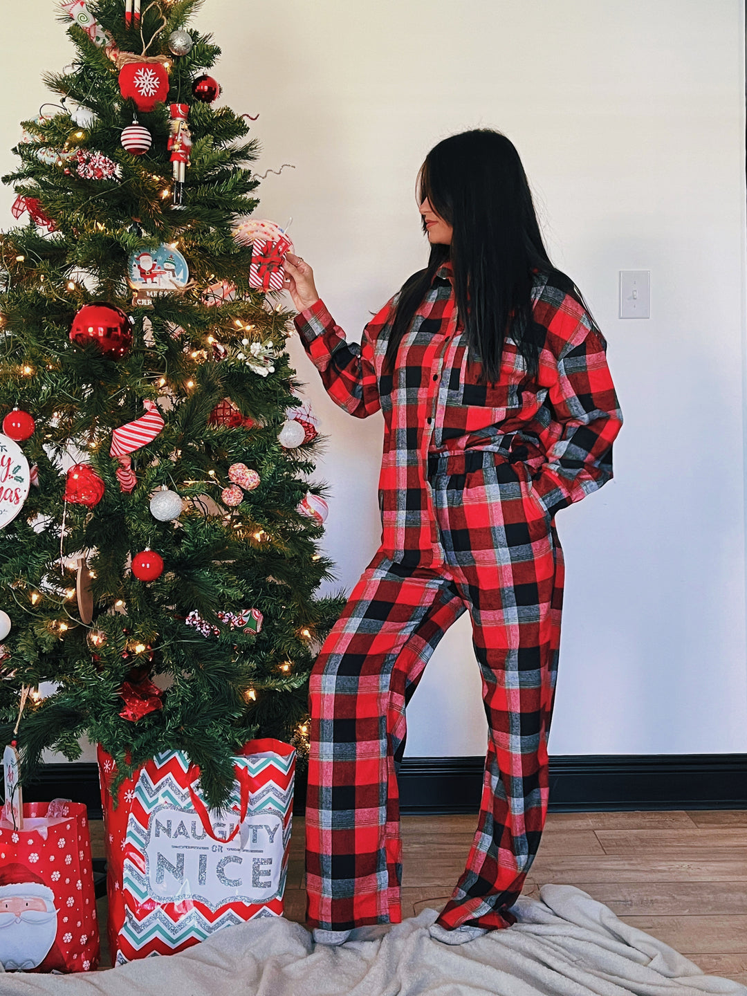 PREORDER: Jolly Times Plaid Pajama Set