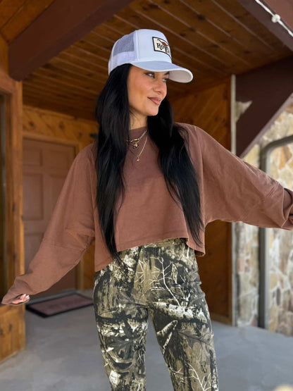 Riley Cropped Long Sleeve