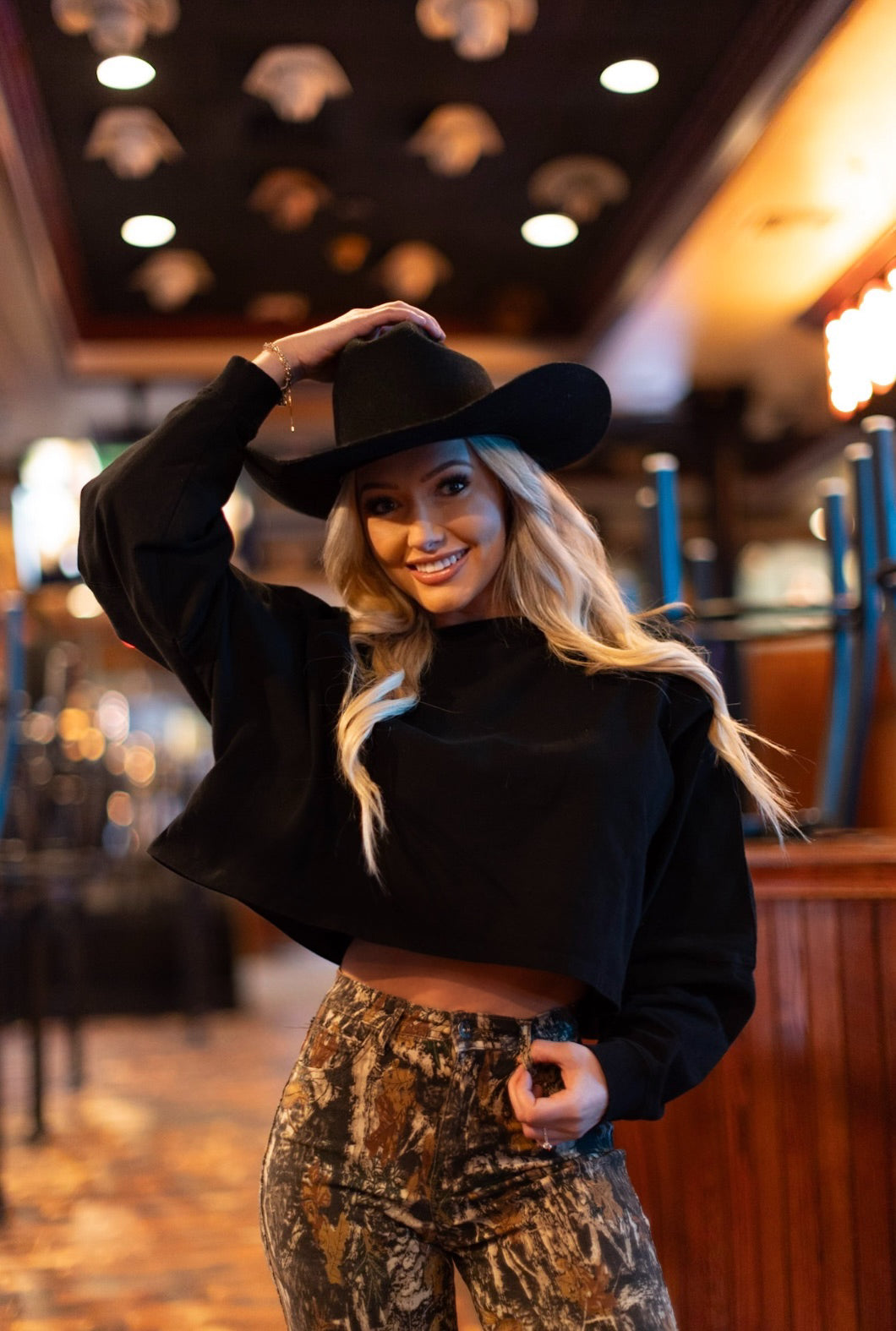 Riley Cropped Long Sleeve