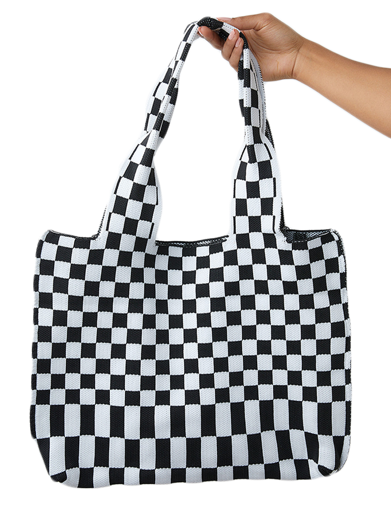 Checkerboard Lazy Wind Big Bag