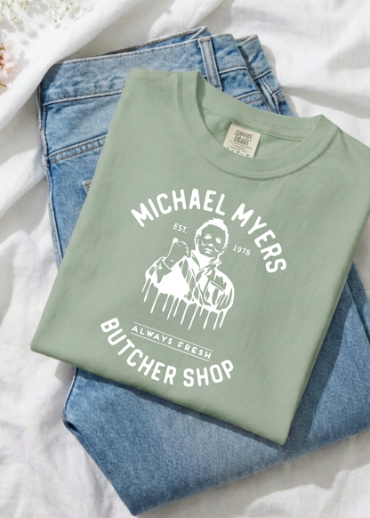 Michael Myers Butcher Shop Graphic