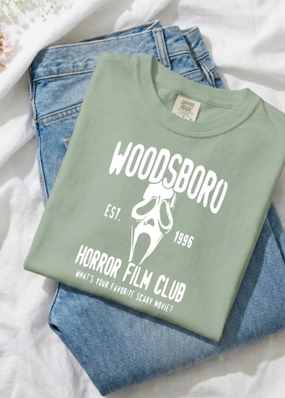 Woodsboro Horror Film Club Graphic