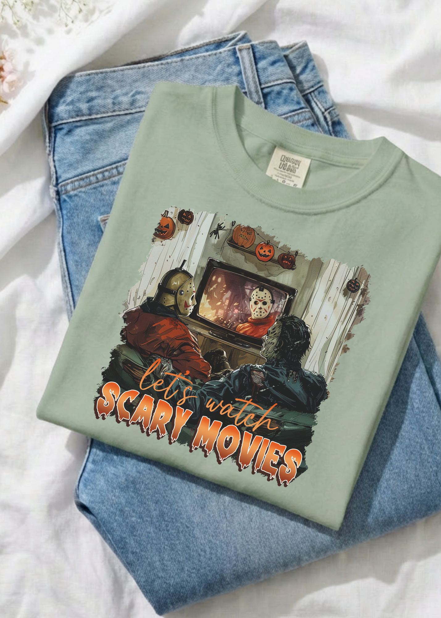 Lets Watch Scary Movies Graphic