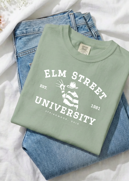 Elm Street University Graphic