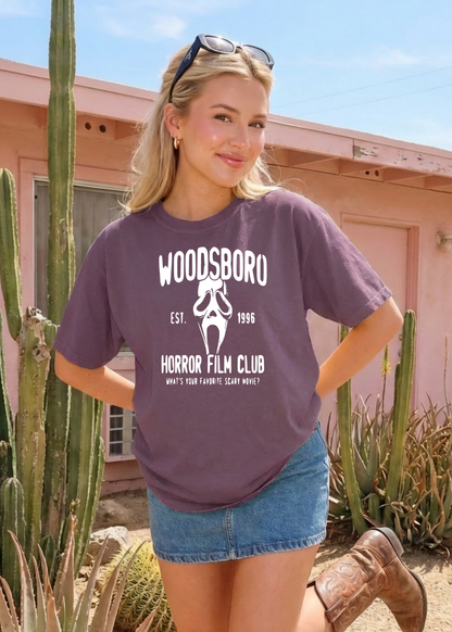 Woodsboro Horror Film Club Graphic