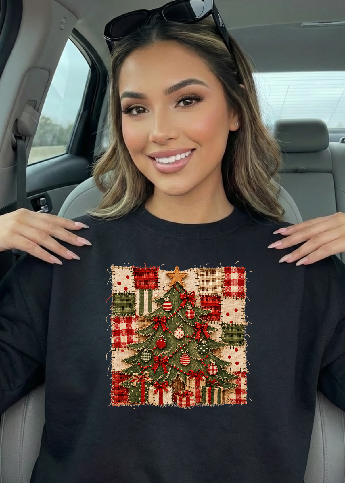 Quilted Christmas Graphic