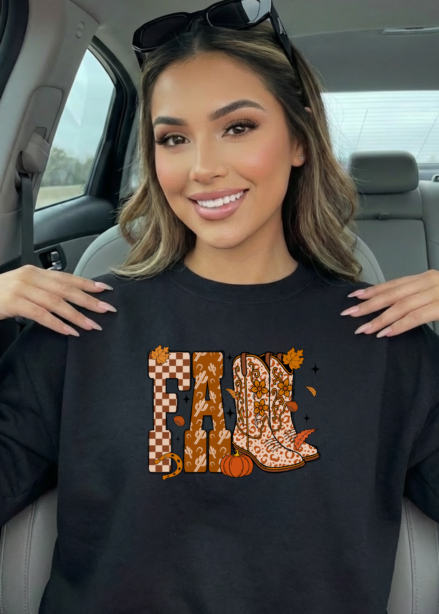 Fall Cowboy Graphic