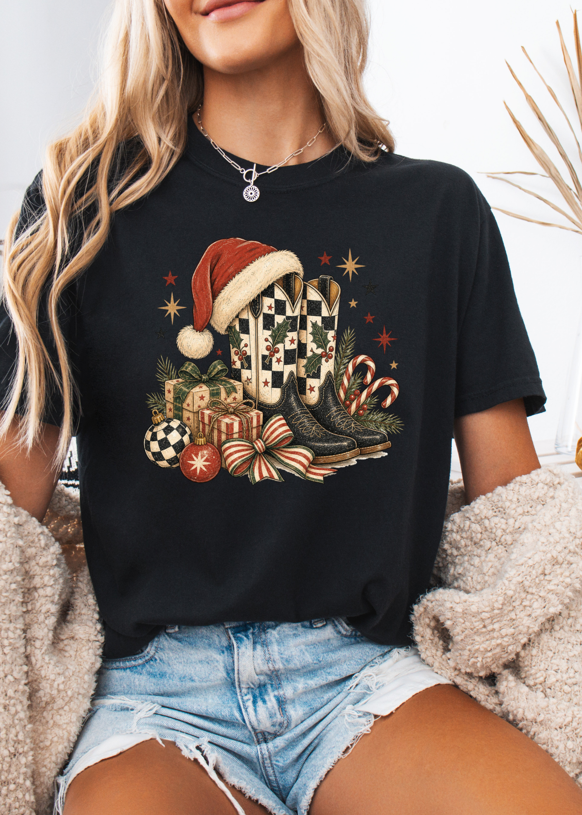 Christmas Cowgirl Graphic