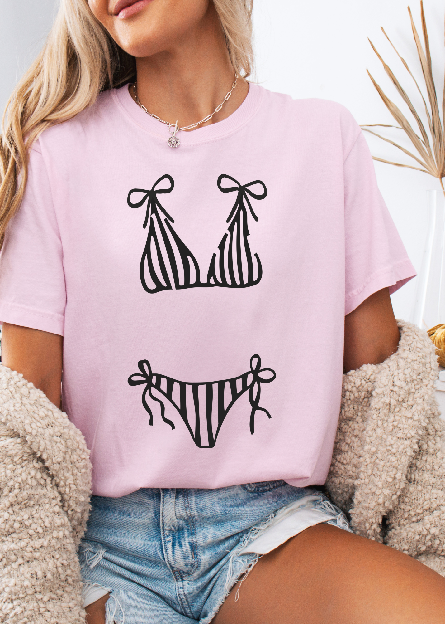 Hot Girl Bikini Graphic T-Shirt