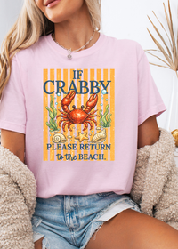 Crabby Beach Graphic T-Shirt