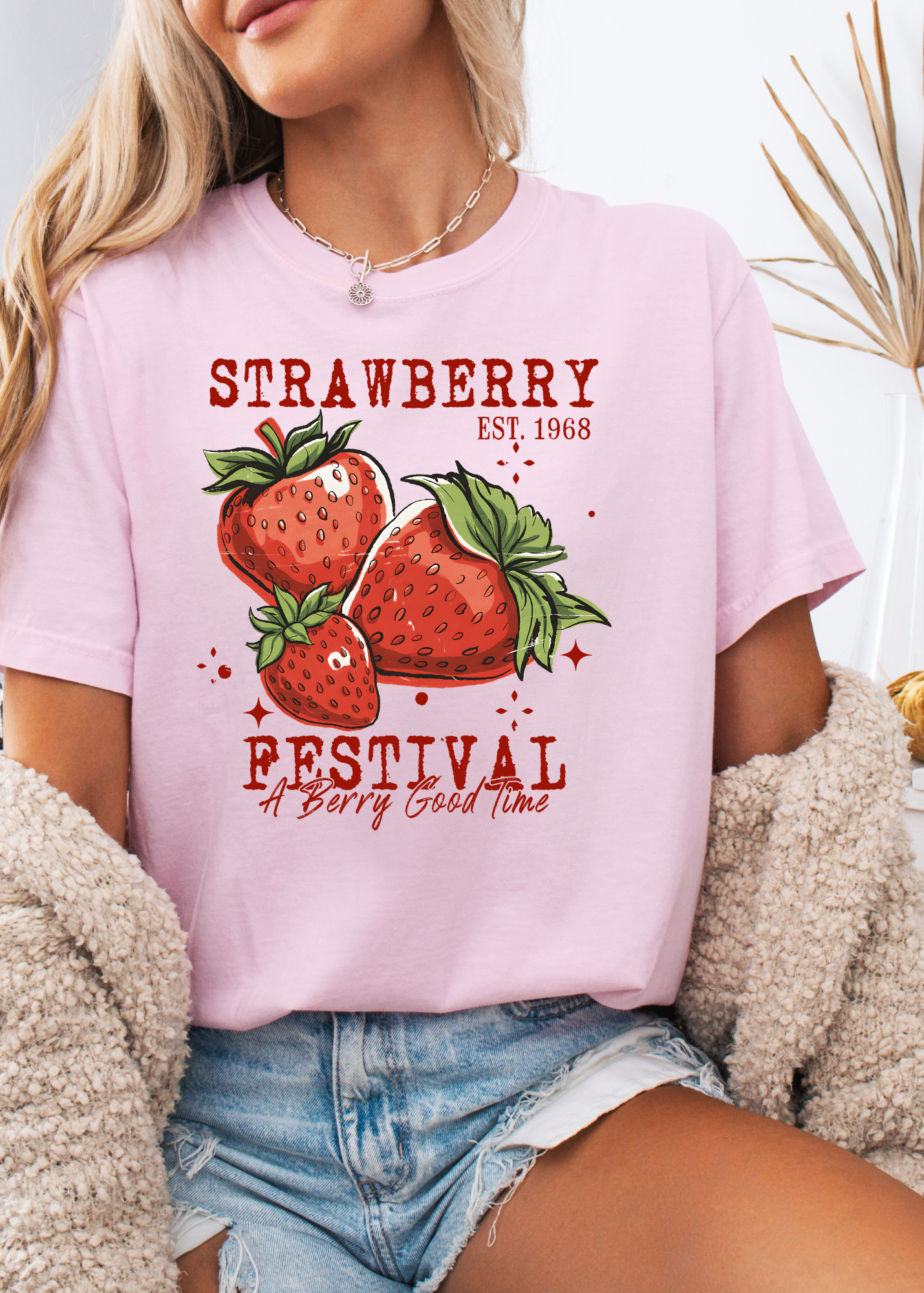 Strawberry Festival Graphic T-Shirt