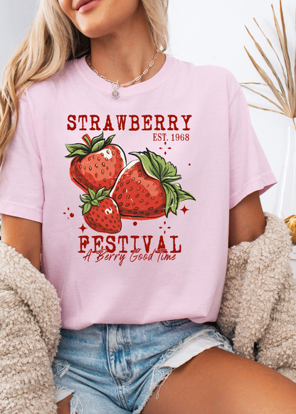 Strawberry Festival Graphic T-Shirt