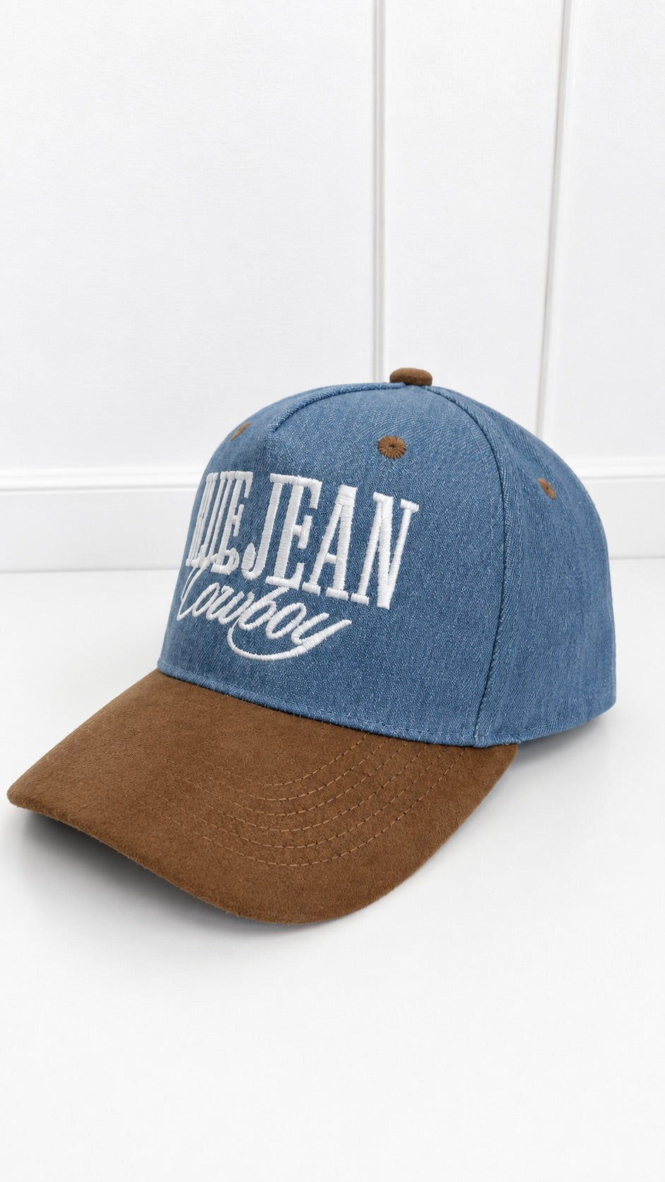 Blue Jean Cowboy Trucker Hat