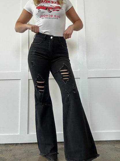 Viral Lainey Tummy Control Flare Jeans