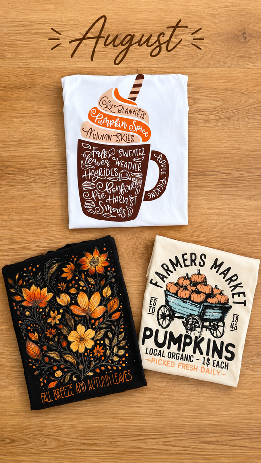 Mystery Graphic Tee Club – Monthly Subscription