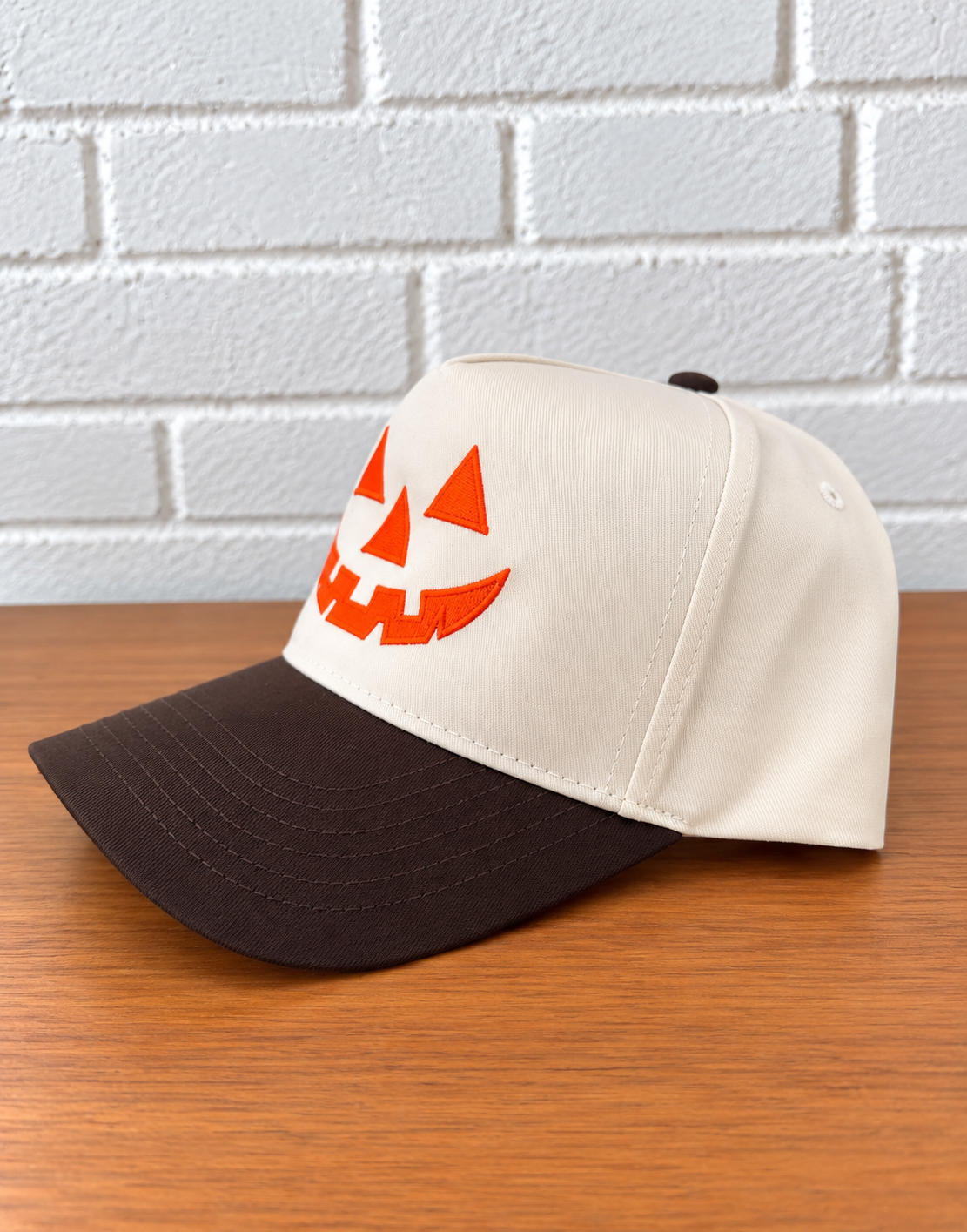 Pumpkin Face Trucker Hat