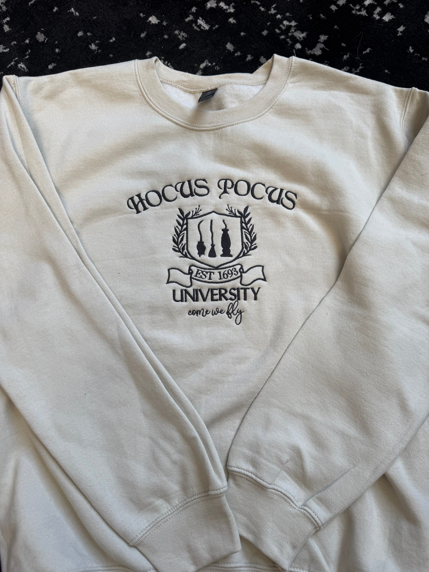 HP University Embroidered Crewneck