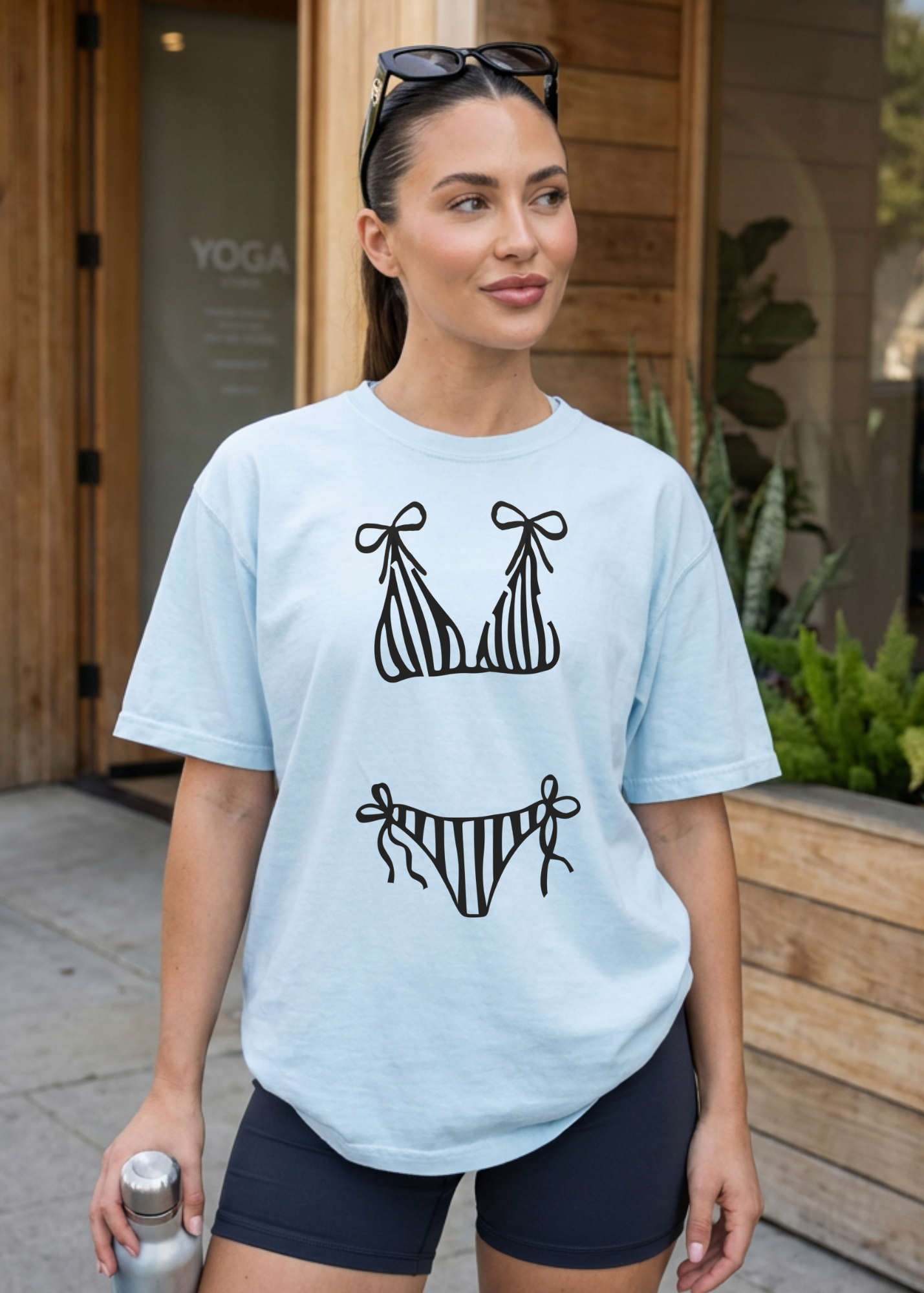 Hot Girl Bikini Graphic T-Shirt