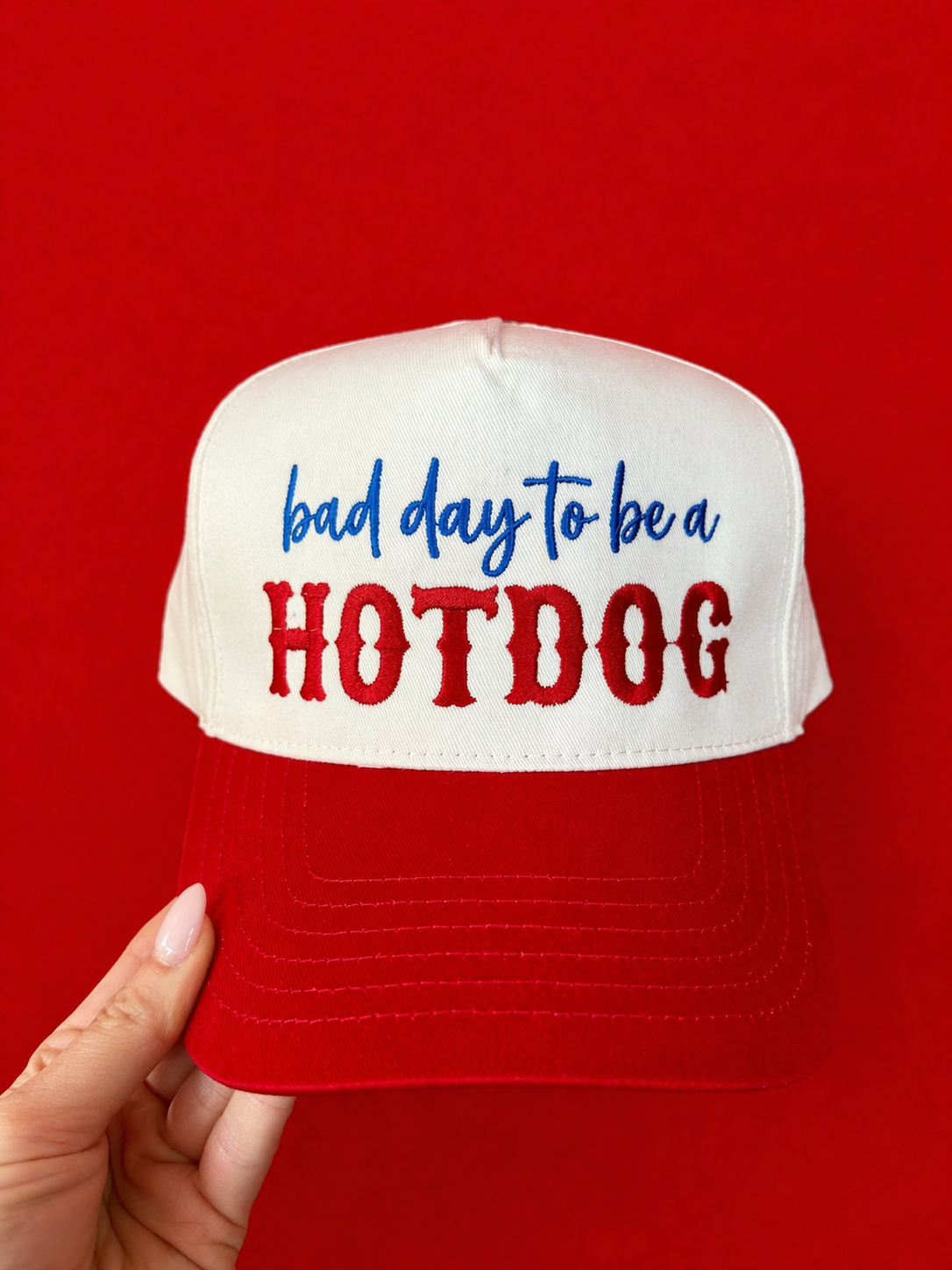 Bad Day to be a Hotdog Trucker Hat