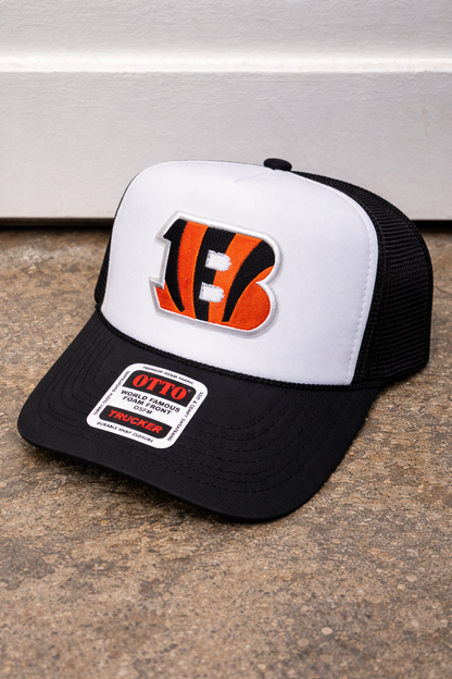 Bengals Patch Foam Trucker Hat