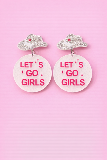 "Let's Go Girls" Earrings