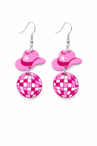 Disco Cowgirl Drop Earrings