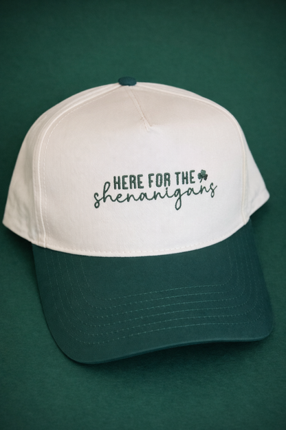 Here For The Shenanigans Trucker Hat