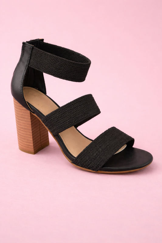 Presley Elastic High Heels