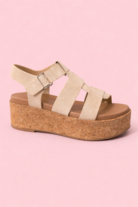 Amanda Cork Platform Sandals