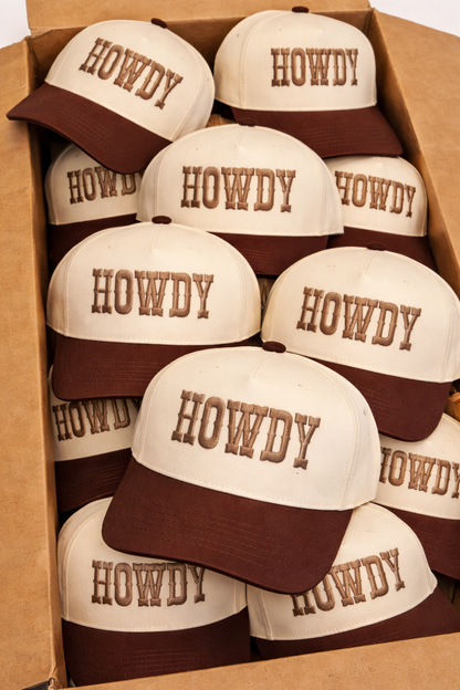 HOWDY Embroyidery Trucker Hat