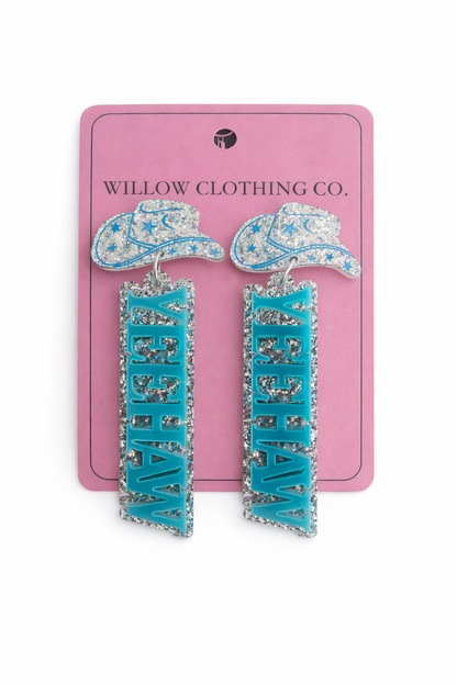 Yeehaw Cowgirl Drop Earings
