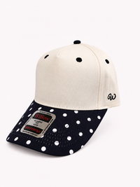 Black Polka-Dot Trucker Hat