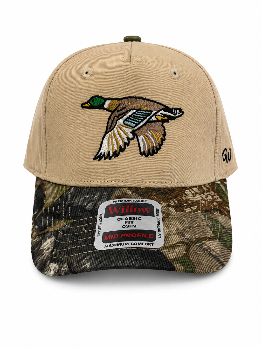 Flying Mallard Embroidered Trucker Hat