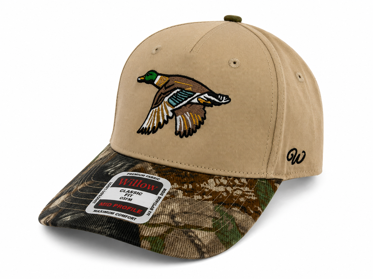 Flying Mallard Embroidered Trucker Hat