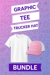 Graphic Tee + Trucker Hat Bundle - Willow Boutique's Fav Picks / XL