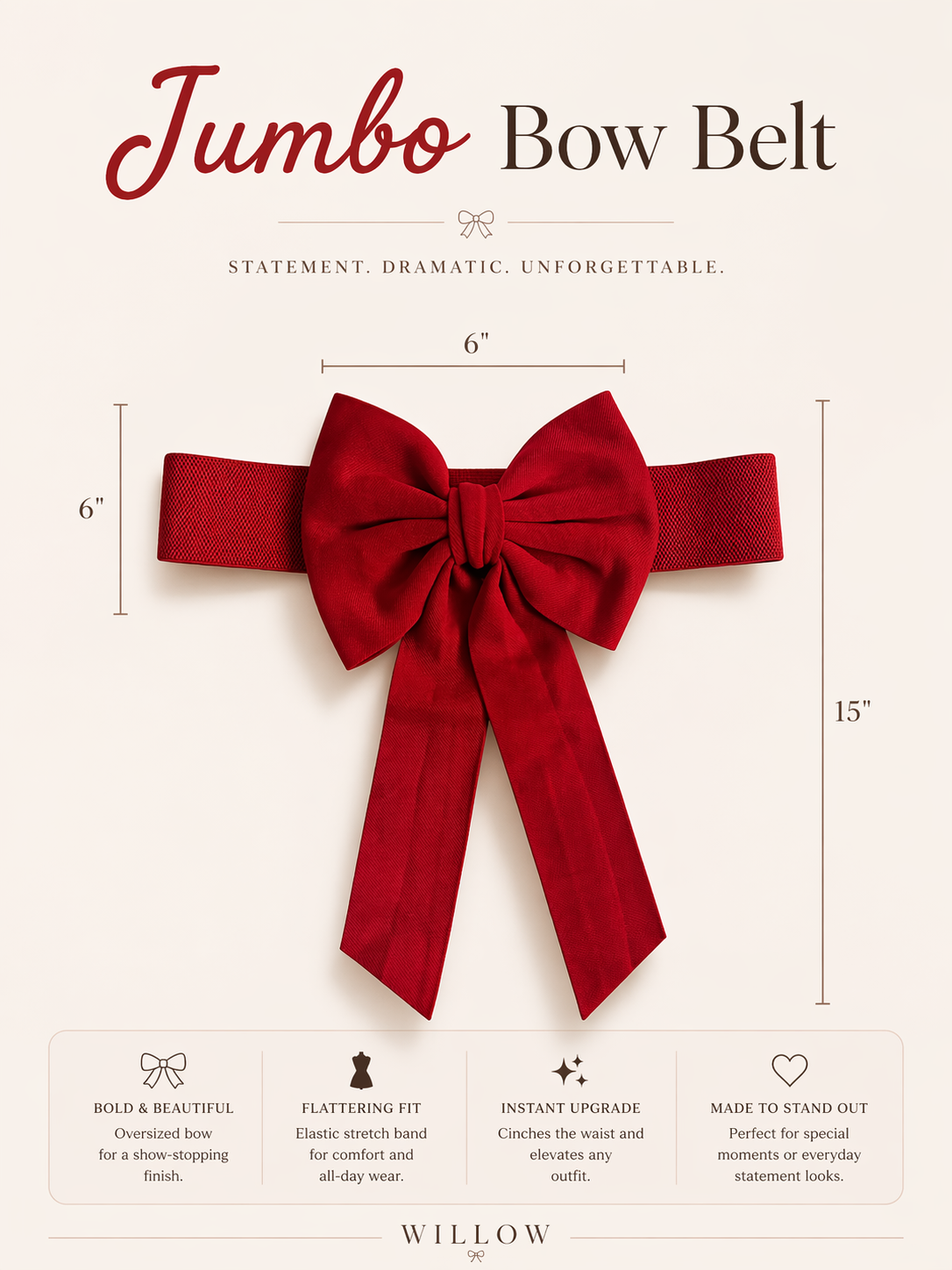 Trick or Trend Bow Belt